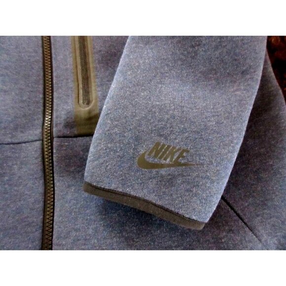 Nike Men's Tech Fleece N98 OG 10 YR Full Zip Jacket Obsidian Blue Sizes NWT - Picture 6 of 6
